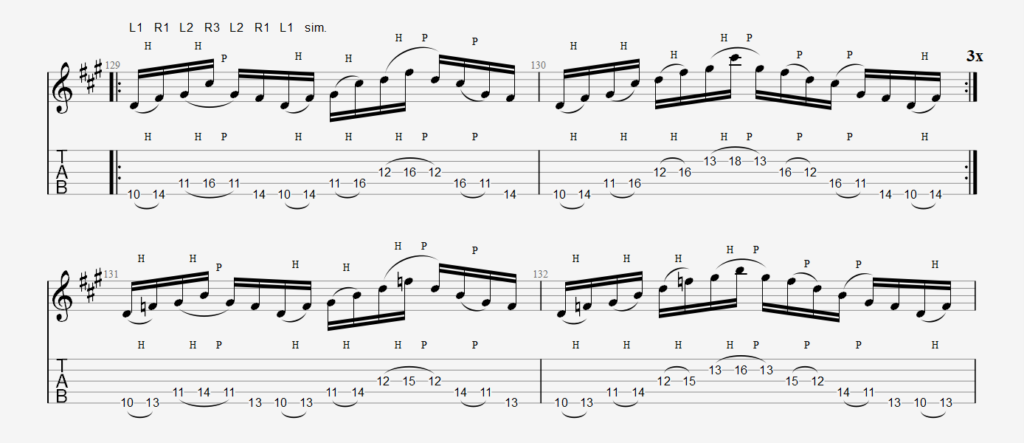 Biitnik stick arpeggios