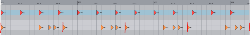 KaarLeek main rhythmic figure