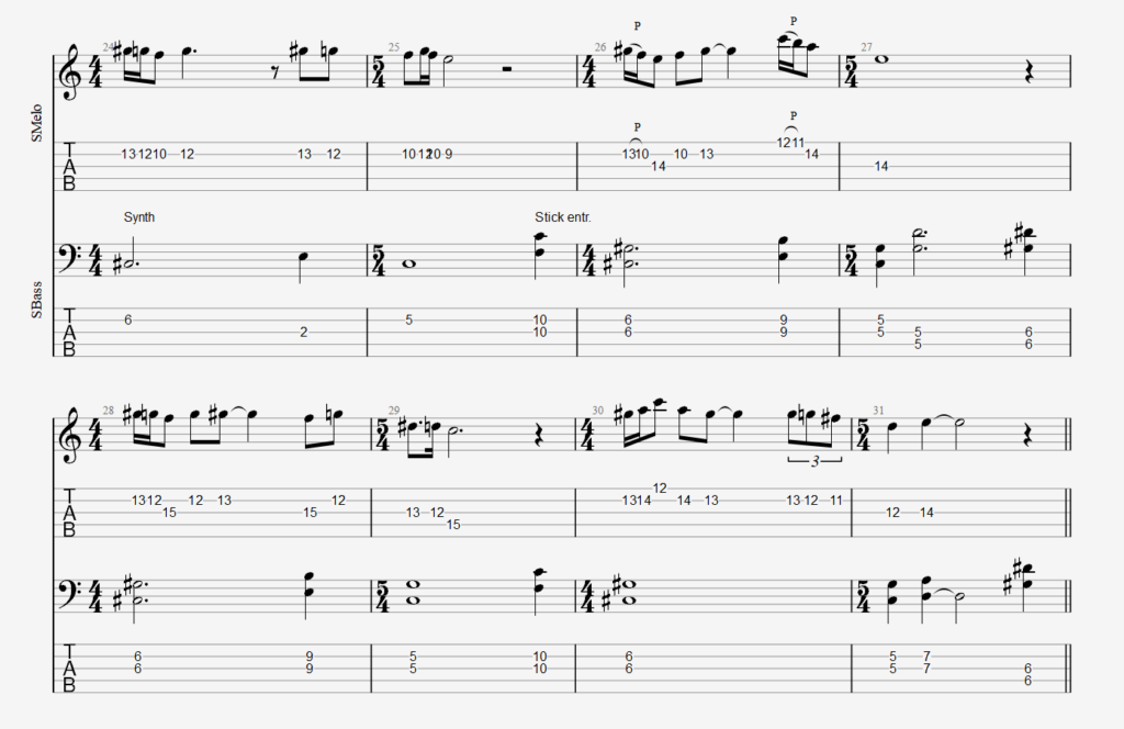 Raak unison melody 2